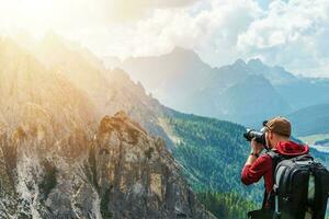 Fotograf und Wildnis foto