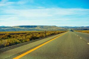 Nevada Wüste Autobahn foto