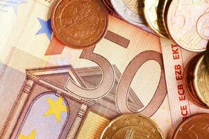 fünfzig Euro - - Euro Geld foto