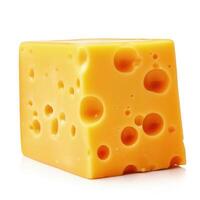 köstlich Stück von Käse, isoliert Illustration ai generativ foto