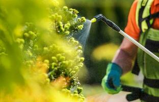 Insektizid Job und Dünger Ausrüstung foto