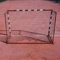 Straßenfußballtor Sportausrüstung foto