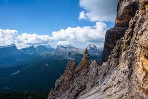 Gipfel der Cortina d'ampezzo Dolomiten foto