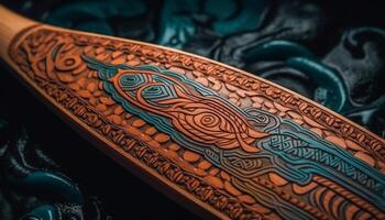 einheimisch Keramik Vitrinen uralt Osten asiatisch Kultur aufwendig Schönheit generiert durch ai foto