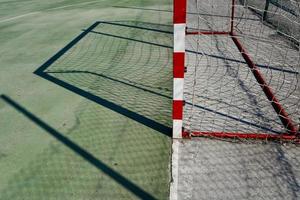 Straßenfußballtor Sportausrüstung foto