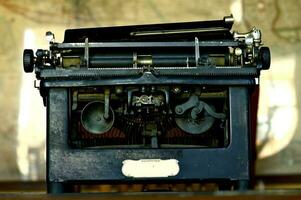 Jahrgang Schreibmaschine Nahansicht foto