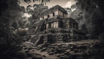 uralt Ruinen von Angkor, ein berühmt Reise Ziel zum Archäologie generiert durch ai foto