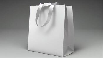 Einkaufen Tasche Griff Geschenk Symbol Geschäft Verkauf Luxus ,generativ ai foto