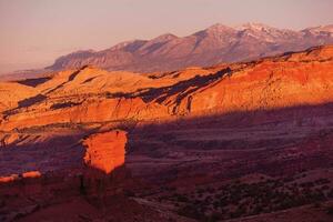 Utah Sonnenuntergang Landschaft foto