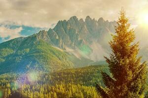 Italienisch Dolomiten Aussicht foto