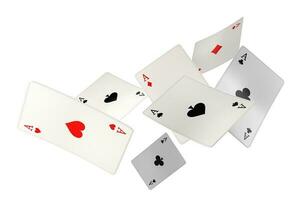 Kasino Glücksspiel Poker Karten foto