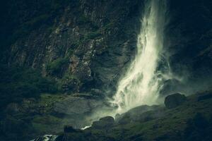 szenisch norwegisch Wasserfall foto