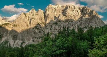 montieren Prisojnik Sommer- Aussicht foto