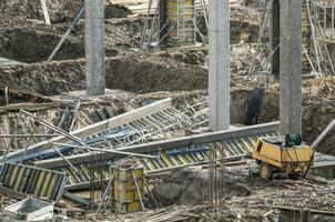 Gewerbebau Baustelle foto