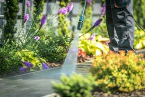 Leistung Waschen Garten Wege foto