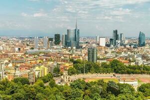 Stadt von Mailand Italien foto