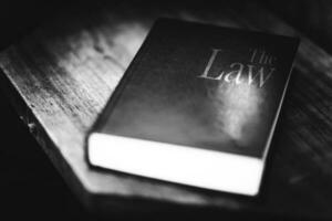das Gesetz Buch foto