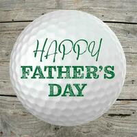glücklich Vaters Tag - - Golfspieler, Golf Ball foto