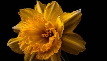 beschwingt Gänseblümchen Blüte, Schönheit im Natur Geschenk generiert durch ai foto