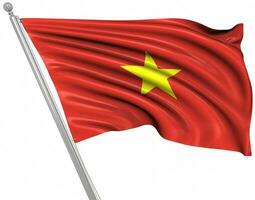 flagge von vietnam foto