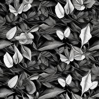 Blätter und Schmetterlinge Muster, Textur, generativ ai foto