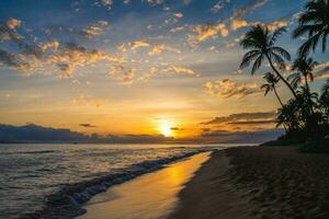 Landschaft beim kaanapali Strand im Maui Insel, Hawaii foto