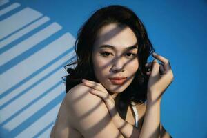 Schönheit Foto von jung asiatisch Frau