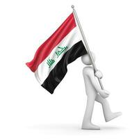 Flagge des Irak foto