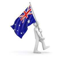 Flagge von Australien foto