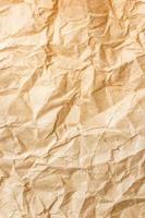 alter brauner zerknitterter Papierbeschaffenheitshintergrund