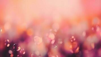 abstrakt von Bokeh Rosa Pastell- Hintergrund glitzert schimmernd verwischen Stelle Beleuchtung Bokeh glänzend Rose Gold Licht Hintergrund Textur foto