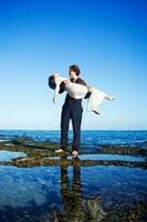 Hochzeit auf ein Strand foto