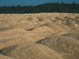 sandig Landschaft von das Bornitsky Steinbruch Leningrad Region. Russland foto