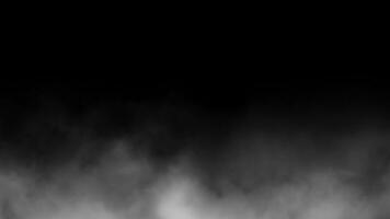 abstrakt Nebel und Rauch auf schwarz Farbe Hintergrund. foto