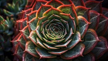 frisch Grün Blatt zeigt an Schönheit im der Natur Wachstum generiert durch ai foto