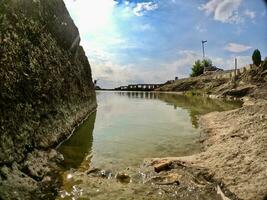 das Pracht von Natur entlang das Wasserweg foto