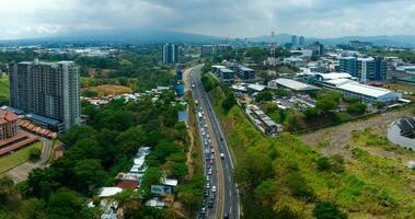 schön Antenne Aussicht von Costa Ricas san Jose Stadt foto