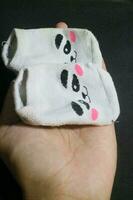 süß Baby Socken mit Panda Gesichter foto