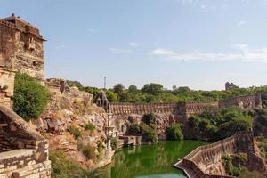 Chittorgarh Fort Wasserreservoir in Rajasthan, Indien