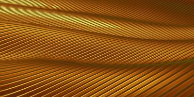 goldene parallele Linien, 3D-Illustration foto