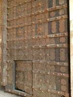 Badshahi alam gir Fort Main Tür schließen Bild foto