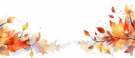 festlich Herbst und glücklich das Erntedankfest Dekor von Kürbisse, Beeren und Blätter. ai generiert. foto