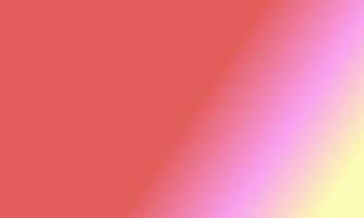 Design einfach Pastell- Gelb Rot und Rosa Gradient Farbe Illustration Hintergrund foto