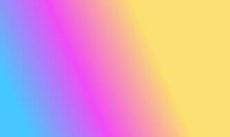 Design einfach Pink Blau und Gelb Gradient Farbe Illustration Hintergrund sehr cool foto