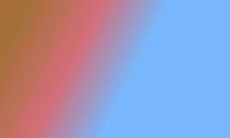 Design einfach blau, braun und rot Gradient Farbe Illustration Hintergrund foto