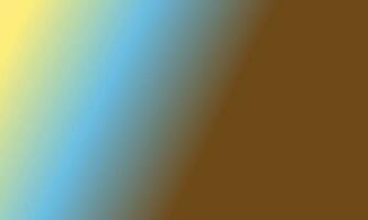 Design einfach Pastell- Gelb / Blau und braun Gradient Farbe Illustration Hintergrund foto