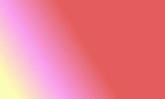 Design einfach Pastell- Gelb Rot und Rosa Gradient Farbe Illustration Hintergrund foto