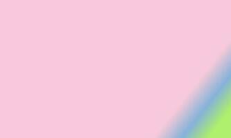 Design einfach Rosa pastell, grün und Blau Gradient Farbe Illustration Hintergrund foto