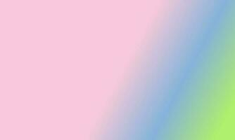 Design einfach Rosa pastell, grün und Blau Gradient Farbe Illustration Hintergrund foto