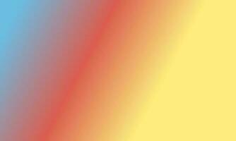 Design einfach Pastell- Gelb / Blau und rot Gradient Farbe Illustration Hintergrund foto